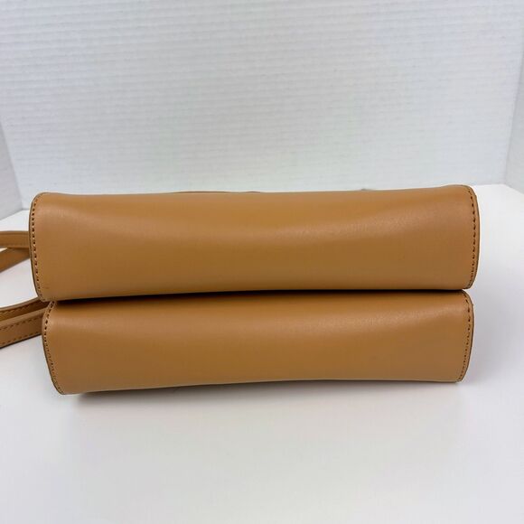 Pixie Mood Nadia Crossbody Bag Sand Beige Vegan Leather Purse Flap Closure Small - Picture 6 of 14